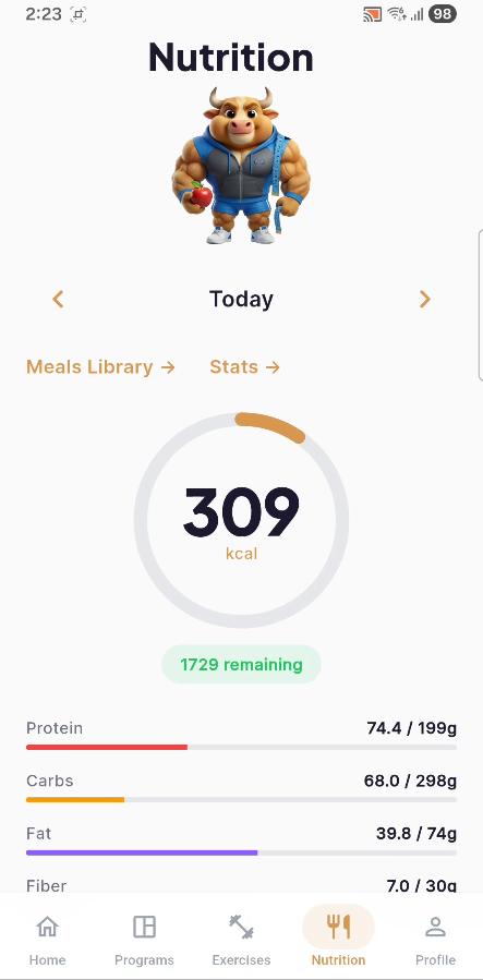 Fit app screenshot 4